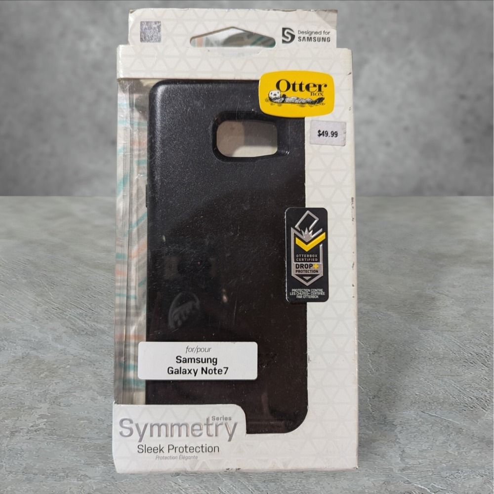 Y2. Otterbox Symmetry Series Phone Case For Samsung Galaxy Note7 Black